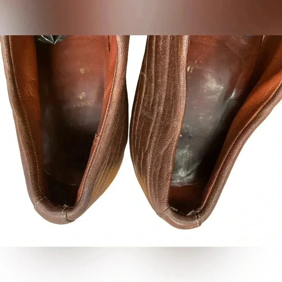 Dack’s Brown Baffin Seal Skin Oxford Shoes Size 10 - Picture 11 of 12